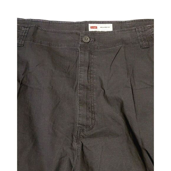 Wrangler Men's Epic Soft Cotton Stretch Relaxed Fit Cargo Shorts Gray Size 42 - Picture 7 of 9